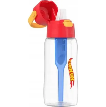 Láhev Filtrační láhev na vodu pro děti Dafi Solid Hot Wheels 0,5 l + 1 filtr
