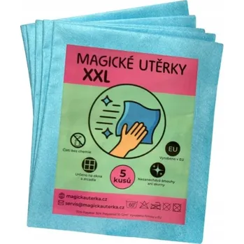 Utěrka Magická utěrka – utěrka na okna beze chemie, beze šmouh. VELKÁ a POHODLNÁ