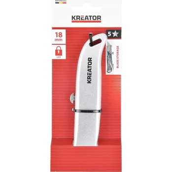 Vrták Kreator KRTH00202 - Pracovní nůž ze slitiny zinku - HIGH QUALITY