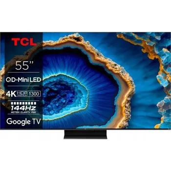 Televizor TCL 55C805 55" 4K UHD QLED TV Černá