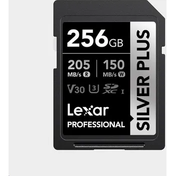 Paměťová karta Lexar SDXC Professional SILVER Plus 1066x UHS-I/U3/A2/4K R205/W150 (V30) 256GB