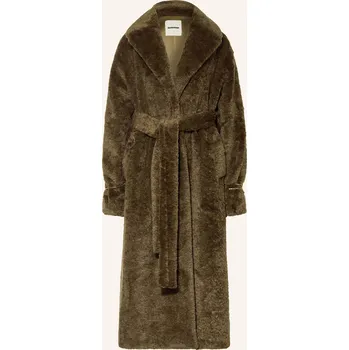 Dámský kabát Darkpark Dámský Plyšový Kabát Madison, tmavě zelená, 36