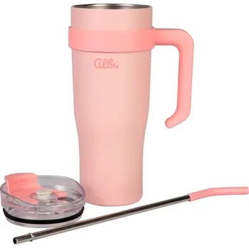 Láhev ALBI Růžový nerezový termohrnek XXL 1200 ml