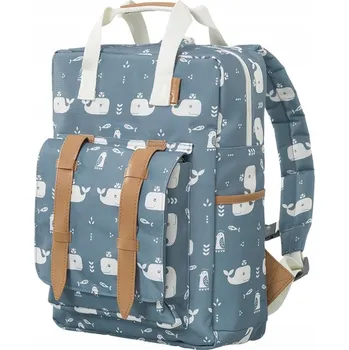 Sportovní batoh Fresco Velký batoh Velryba Modrá mlha