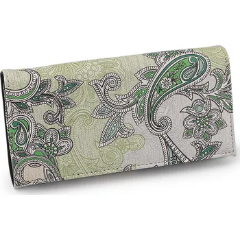 Peněženka Dámská peněženka 10x18,5 cm zelená 1 ks