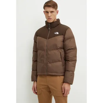 Bunda The North Face Saikuru pánská, hnědá barva, zimní, NF0A853I7O31, XXL, 98X