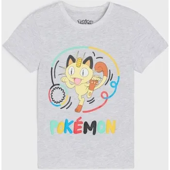 Chlapecké tričko Sinsay - Tričko Pokémon - šedá - 814DM-09M - 814DM-09M-128