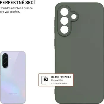 Telefonní příslušenství TPU gelový kryt FIXED ReStory pro Samsung Galaxy A56 5G, zelený