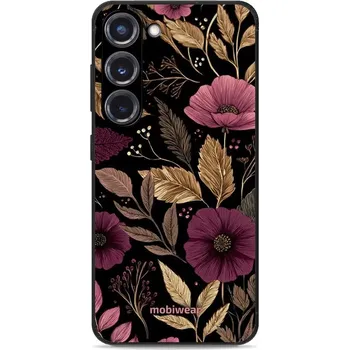 Pouzdro na mobilní telefon Lesklý kryt Mobiwear Glossy - Samsung Galaxy S23 Plus - G170G Fialová kvítka (Prémiové lesklé pouzdro, obal, kryt Mobiwear Glossy na mobil Samsung Galaxy S23 Plus - G170G Fialová kvítka, materiál Plast + TPU silikon - krytí po všech stranách, neošoupateln