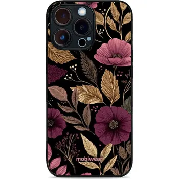 Pouzdro na mobilní telefon Lesklý kryt Mobiwear Glossy - Apple iPhone 13 Pro - G170G Fialová kvítka (Prémiové lesklé pouzdro, obal, kryt Mobiwear Glossy na mobil Apple iPhone 13 Pro - G170G Fialová kvítka, materiál Plast + TPU silikon - krytí po všech stranách, neošoupatelný potisk