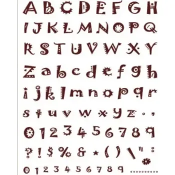 Dětské razítko Razítka gelová - Gelová razítka- abeceda