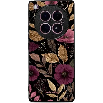 Pouzdro na mobilní telefon Lesklý kryt Mobiwear Glossy - Infinix ZERO 40 5G - G170G Fialová kvítka (Prémiové lesklé pouzdro, obal, kryt Mobiwear Glossy na mobil Infinix ZERO 40 5G - G170G Fialová kvítka, materiál Plast + TPU silikon - krytí po všech stranách, neošoupatelný potisk,)