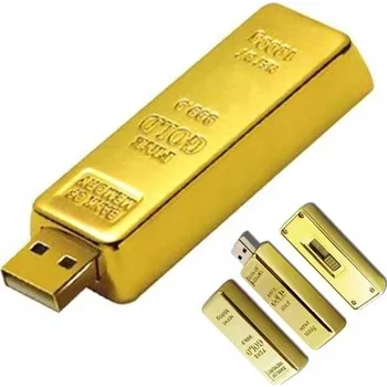 USB flash disk USB flash disk DIAWAY Sztabka złota 32 GB USB 2.0, vícebarevný