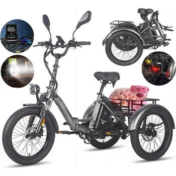 Elektrický invalidní skútr Elektrická vozidla FAFREES F20 Mate Skládací tříkolka 750W 21Ah 120 km PL