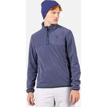 Pánská mikina Rossignol STRAWPILE FLEECE HZ-TRUE NIGHT BLUE-mikina - 0XS
