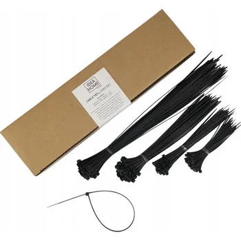 Stahovací páska STAHOVACÍ PÁSKY SADA 4 STAHOVACÍ PÁSKY ČERNÉ 200 ks