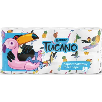 Suchý toaletní papír bez vůně Kartika 1 ks