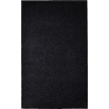 Rohožka, černá, 117x220 cm, PVC