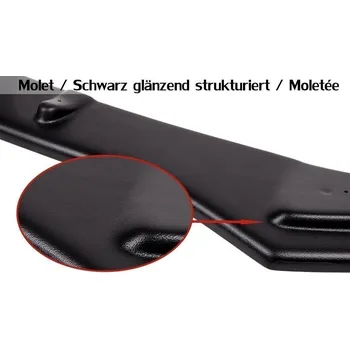 Karosérie Maxton Design spoiler pod přední nárazník pro Opel Vectra C (Mk3), černý lesklý plast ABS