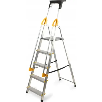 Žebřík Hliníkový Žebřík Kadax 1 x 5 do 150 kg