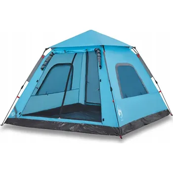 Stan Turistický Stan , 5místný, modrý, rychlá montáž