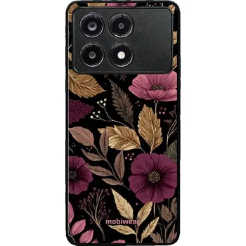 Pouzdro na mobilní telefon Lesklý kryt Mobiwear Glossy - Xiaomi POCO X6 Pro - G170G Fialová kvítka (Prémiové lesklé pouzdro, obal, kryt Mobiwear Glossy na mobil Xiaomi POCO X6 Pro - G170G Fialová kvítka, materiál Plast + TPU silikon - krytí po všech stranách, neošoupatelný potisk,)
