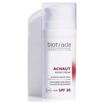 Pleťový krém Hydratační krém na obličej Biotrade Cosmeceuticals Acnaut 30 SPF pro denní použití