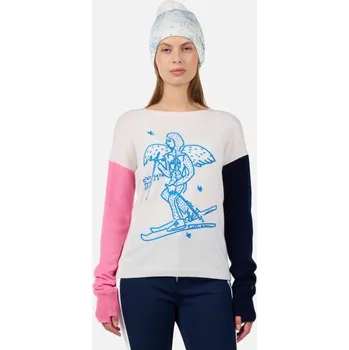 Dámská móda Rossignol JCC SIGNAL RN-ARTIC/COSMIC BLUE dámský lyžařský svetr - 00S