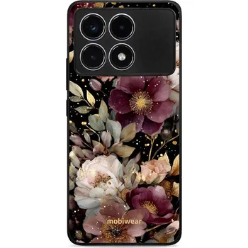 Pouzdro na mobilní telefon Lesklý kryt Mobiwear Glossy - Xiaomi POCO F6 Pro - G169G Zlatavé kvítky (Prémiové lesklé pouzdro, obal, kryt Mobiwear Glossy na mobil Xiaomi POCO F6 Pro - G169G Zlatavé kvítky, materiál Plast + TPU silikon - krytí po všech stranách, neošoupatelný potisk,)