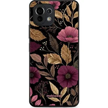 Pouzdro na mobilní telefon Lesklý kryt Mobiwear Glossy - Xiaomi 11 Lite 5G NE / Xiaomi Mi 11 Lite - G170G Fialová kvítka (Prémiové lesklé pouzdro, obal, kryt Mobiwear Glossy na mobil Xiaomi 11 Lite 5G NE / Xiaomi Mi 11 Lite - G170G Fialová kvítka, materiál Plast + TPU silikon - kry