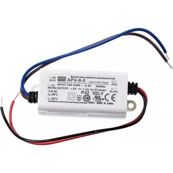 Napájecí zdroj pro osvětlení APV-8-5 LED zdroj 7W 5V 1.4A