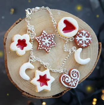 Náramek Prosperk Náramek vánoční cukroví 18.5 cm