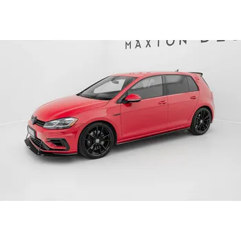 Tuning Maxton Design "Racing" difuzory pod boční prahy pro Volkswagen Golf R Mk7 Facelift, plast ABS bez povrchové úpravy