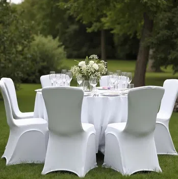 Jídelní židle Sada 4 potahů na židle | bílá