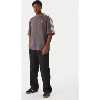 Pánské tričko adidas T-Shirt adicolor 3-Stripes KE1591 Šedá Oversize XXL