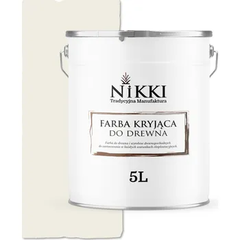 barva a nátěr na dřevo BARVA NA DŘEVO KRYCÍ NA DVEŘE RENOVACE BÍLÁ ALPSKÁ RAL9010 LESK 5L UV