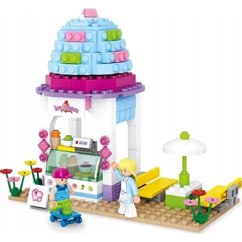 ostatní stavebnice Sluban Zmrzlinárna dívčích Stavebnice M38-B0525