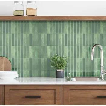 Venkovní dlažba vidaXL Obdélníková dlažba 50 pcs Tmavě zelená 29 x 22.9 cm