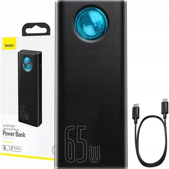 Powerbanka Baseus Powerbanka 30000mAh 65W 5x USB USB Typu C 5A QC 3.0 s Displejem