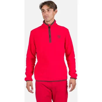 Pánská mikina Rossignol STRAWPILE FLEECE HZ-SPORTS RED-mikina - 4XL