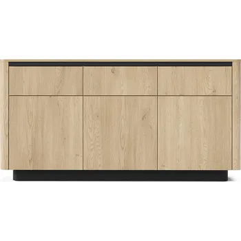 Komoda TORRO d | komoda 163 3D3S | 163 cm | dub cremona/černá