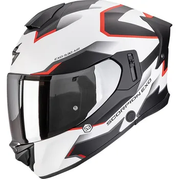 Motodoplněk SCORPION přilba EXO-530 AIR Clip matt white/black/red - M