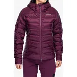 Dámská péřová bunda Rab Electron Pro Hoody - mulberry 10 (S)
