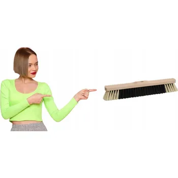 Koště Koště na zametání 40 cm – Dřevěný rám se závitem, NYLON