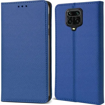 Pouzdro na mobilní telefon Flipové pouzdro gsmStyle pro XIAOMI REDMI NOTE 9S / 9 PRO s kapsou a stojánkem, tmavě modré