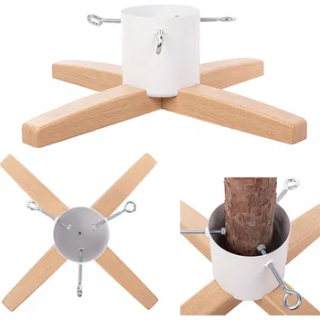 Stojánek na vánoční stromek Kovový stojan na vánoční stromek s nádobou na vodu