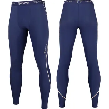 Dámské legíny Legíny Skins pro TURISTIKU a OUTDOOR, modré, velikost L