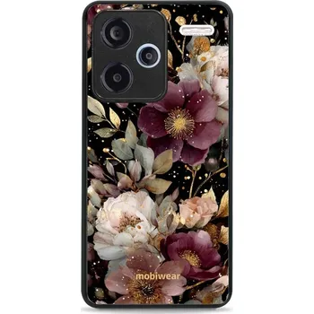 Pouzdro na mobilní telefon Lesklý kryt Mobiwear Glossy - Xiaomi Redmi Note 13 Pro Plus - G169G Zlatavé kvítky (Prémiové lesklé pouzdro, obal, kryt Mobiwear Glossy na mobil Xiaomi Redmi Note 13 Pro Plus - G169G Zlatavé kvítky, materiál Plast + TPU silikon - krytí po všech stranách,)