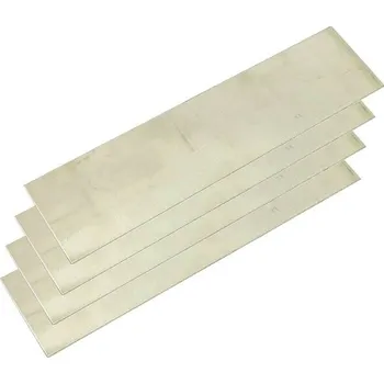 Plech Alpaka - plechy 50*200mm síla plechu 0,5 mm