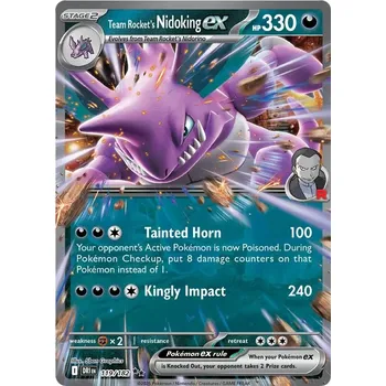 Karetní hra Team Rocket's Nidoking ex 119/182 - Destined Rivals